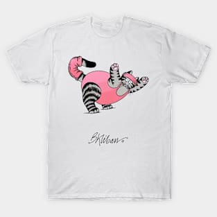 B Kliban Cat aerobic T-Shirt